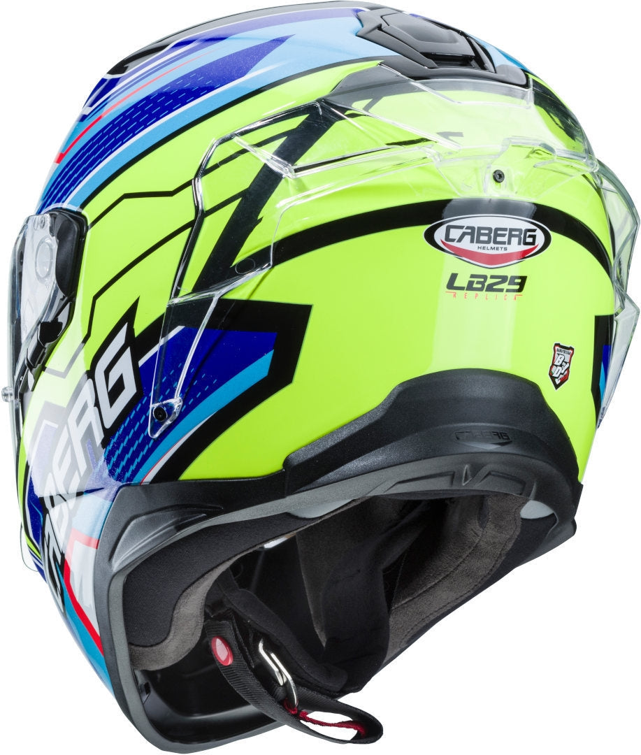 CABERG-Casco DRIFT EVO LB29 BLACK/YELLOW FLUO/BLUE - SECURTEX MOTOR S.L (t/a MaximoMoto)