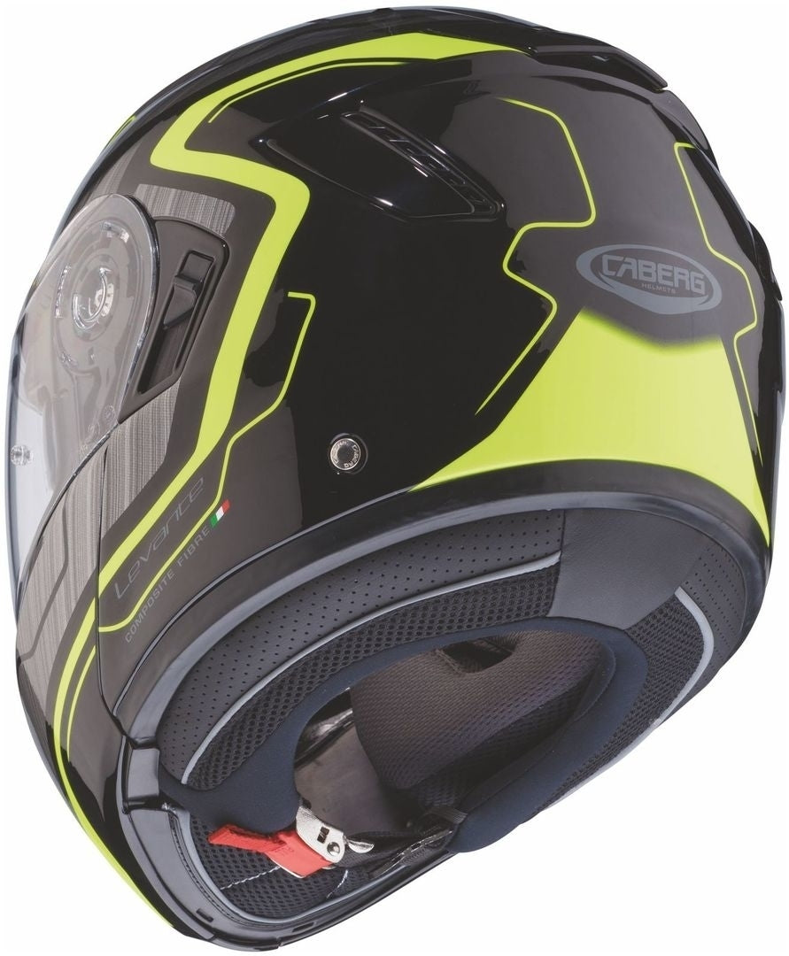 CABERG-Casco Levo Flow BLACK/ANTHRACITE/YELLOW - SECURTEX MOTOR S.L (t/a MaximoMoto)
