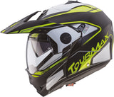 CABERG-Casco Tourmax Marathon MATT/BLACK/WHITE/YELLOW F - SECURTEX MOTOR S.L (t/a MaximoMoto)