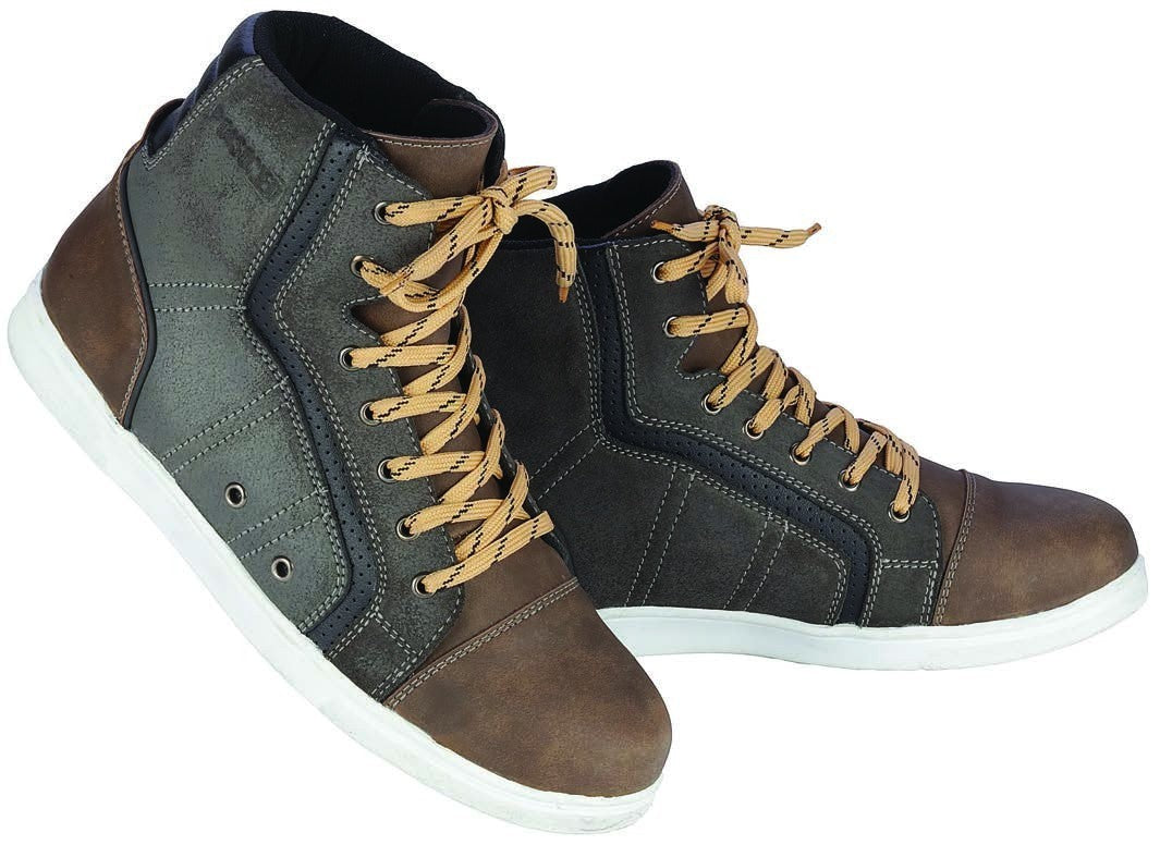 Poisoned - Boot Piel Cross Road Sniper Gris/Marrón - SECURTEX MOTOR S.L (t/a MaximoMoto)