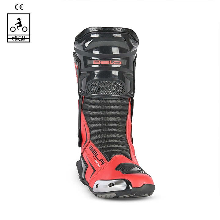 BELA - Botas Piel Speedo 2.0 Negro/Rojo - SECURTEX MOTOR S.L (t/a MaximoMoto)