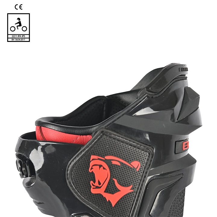 BELA - Botas Piel Speedo 2.0 Negro/Rojo - SECURTEX MOTOR S.L (t/a MaximoMoto)