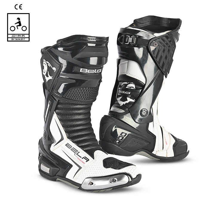 BELA - Botas Piel Speedo 2.0 Negro/Blanco - SECURTEX MOTOR S.L (t/a MaximoMoto)