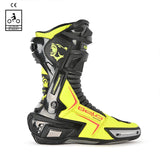BELA - Botas Piel Speedo 2.0 Negro/Amarillo Fluor - SECURTEX MOTOR S.L (t/a MaximoMoto)