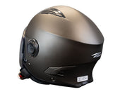 CASCO JET ZS-617 MATT BLACK SILVER-S - SECURTEX MOTOR S.L (t/a MaximoMoto)
