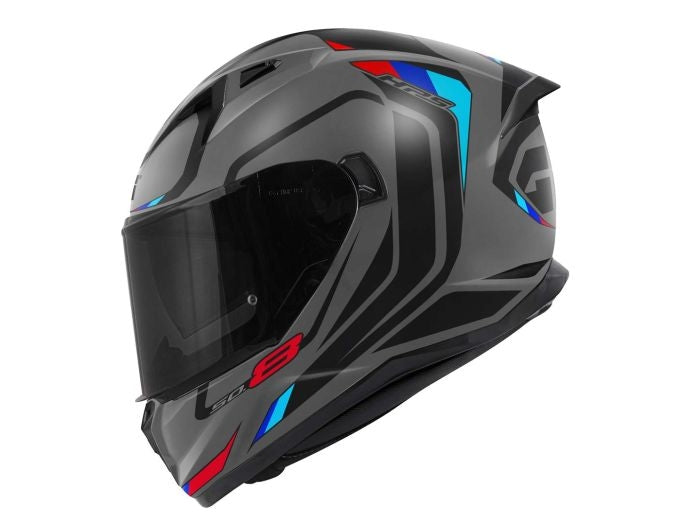 GIVI 50.8 MACHI1 Moto Integral Casco Gris mate Negro Rojo - SECURTEX MOTOR S.L (t/a MaximoMoto)