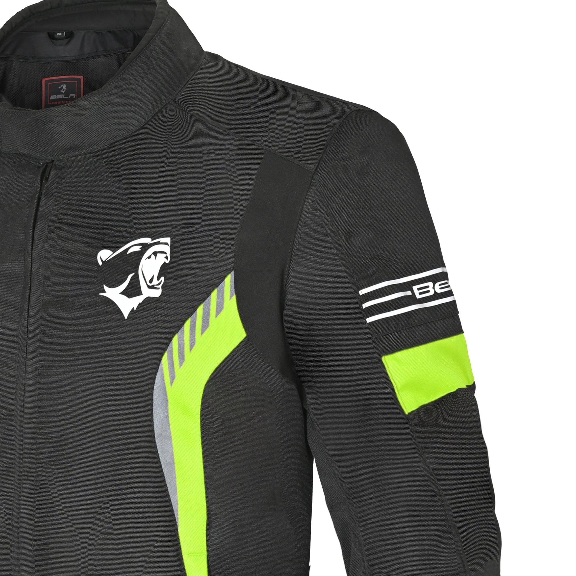 BELA - Chaqueta Textil Bradley Negro/Amarillo Fluor - SECURTEX MOTOR S.L (t/a MaximoMoto)