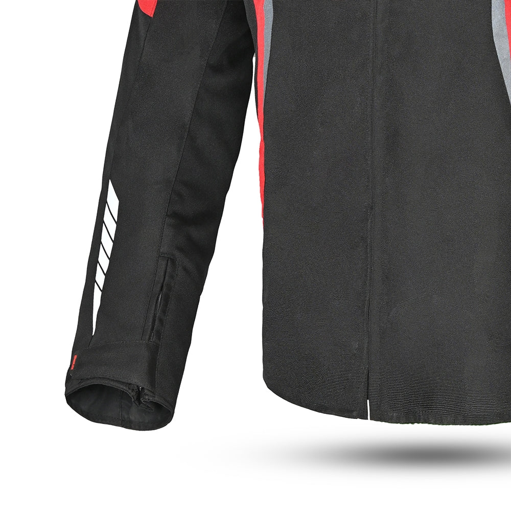 BELA - Chaqueta Textil Bradley Negro/Rojo - SECURTEX MOTOR S.L (t/a MaximoMoto)