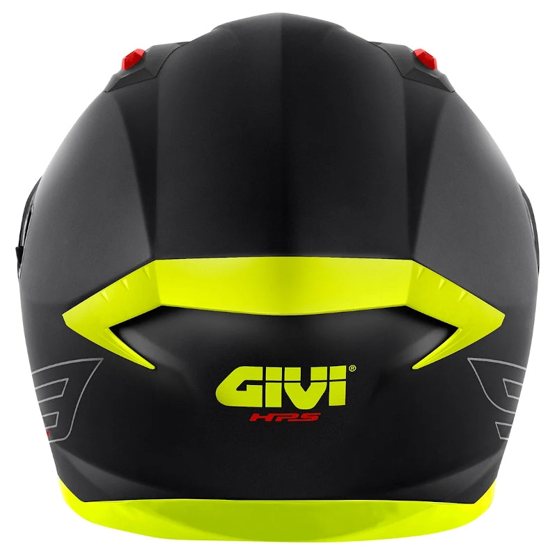 GIVI - CASCO FULL 50.9 ATOMIC SOLID NEGRO MT PLATA YELLOW - SECURTEX MOTOR S.L (t/a MaximoMoto)