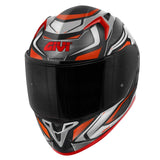 GIVI - CASCO FULL 50.9 ATOMIC NEGRO MT PLATA ROJO - SECURTEX MOTOR S.L (t/a MaximoMoto)
