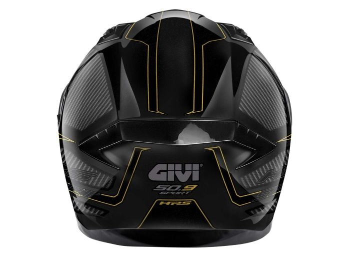 GIVI - CASCO FULL 50.9 SPORT ENIGMA NEGRO TITANIO GOLD - SECURTEX MOTOR S.L (t/a MaximoMoto)