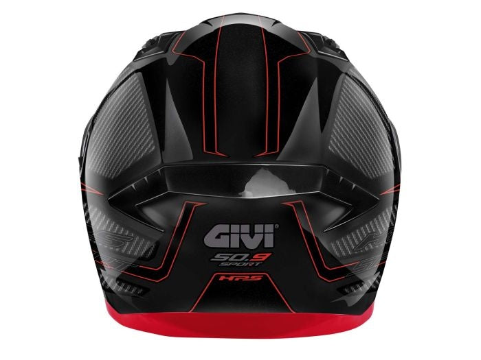GIVI - CASCO FULL 50.9 SPORT ENIGMA NEGRO-BR TITANIO ROJO - SECURTEX MOTOR S.L (t/a MaximoMoto)