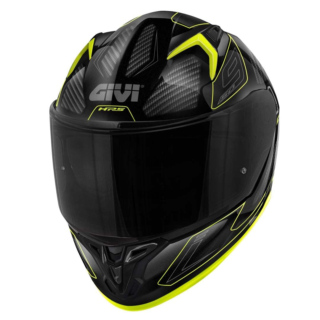 GIVI - CASCO FULL 50.9 SPORT ENIGMA NEGRO-BR TITAN YELLOW - SECURTEX MOTOR S.L (t/a MaximoMoto)