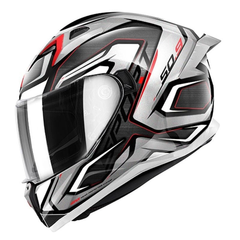GIVI - 50.9 ATOMIC BLACK PLATA CASCO INTEGRAL MOTO DEPORTIVA