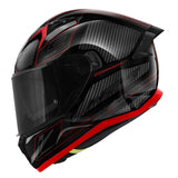 GIVI - CASCO FULL 50.9 SPORT ENIGMA NEGRO-BR TITANIO ROJO - SECURTEX MOTOR S.L (t/a MaximoMoto)