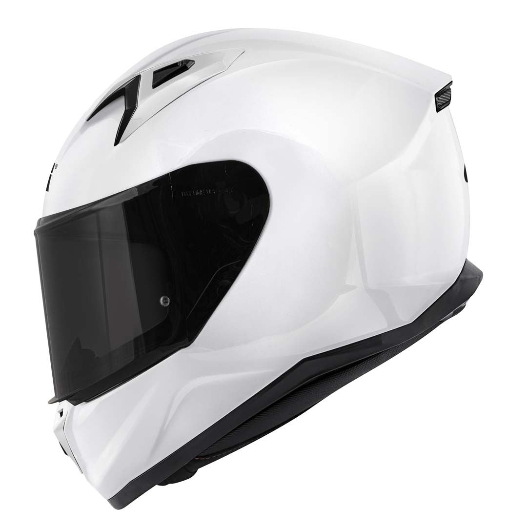 CASCO FULL 50.7 SOLID BLANCO - SECURTEX MOTOR S.L (t/a MaximoMoto)