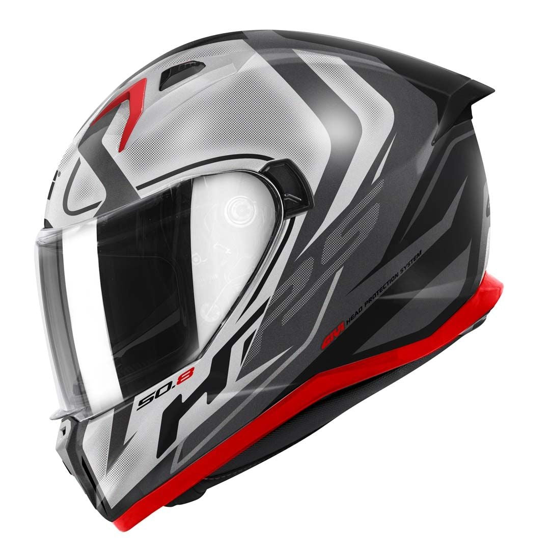 GIVI 50.8 RACER Moto Integral Casco Negro Titanio - SECURTEX MOTOR S.L (t/a MaximoMoto)