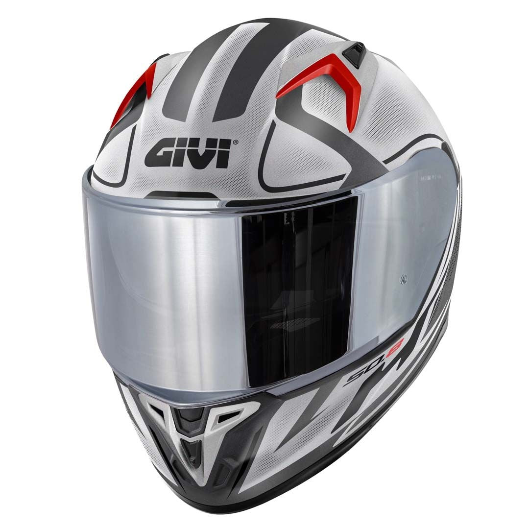 GIVI 50.8 RACER Moto Integral Casco Negro Titanio - SECURTEX MOTOR S.L (t/a MaximoMoto)