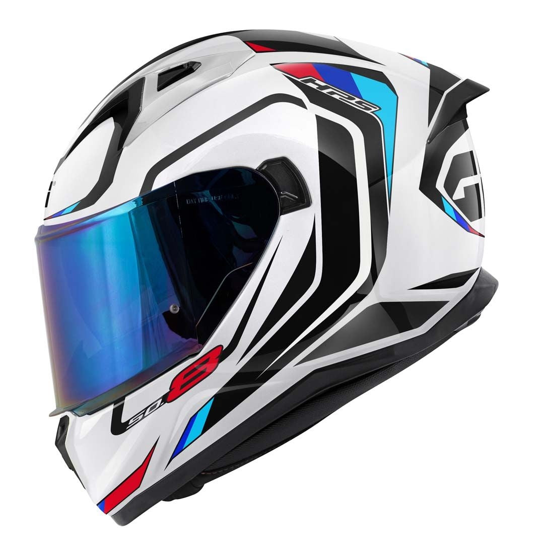 GIVI 50.8 MACH1 CASCO Integral Blanco Negro Rojo - SECURTEX MOTOR S.L (t/a MaximoMoto)