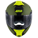 GIVI - CASCO X21 CHALLENGER SPIRIT VERDE NEGRO YELLOW - SECURTEX MOTOR S.L (t/a MaximoMoto)