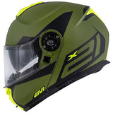 GIVI - CASCO X21 CHALLENGER SPIRIT VERDE NEGRO YELLOW - SECURTEX MOTOR S.L (t/a MaximoMoto)