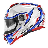 GIVI X27 Mod Dimension motocicleta Casco integral modular Blanco Azul Rojo - SECURTEX MOTOR S.L (t/a MaximoMoto)