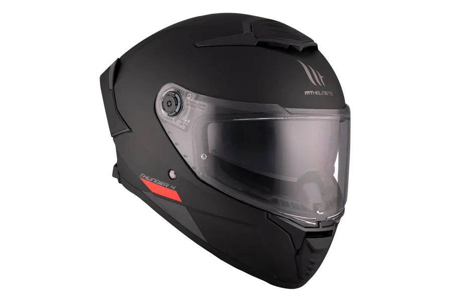 MT THUNDER 4 SV SOLID A1 Casco Integral Turismo Para Moto Negro Mate - SECURTEX MOTOR S.L (t/a MaximoMoto)