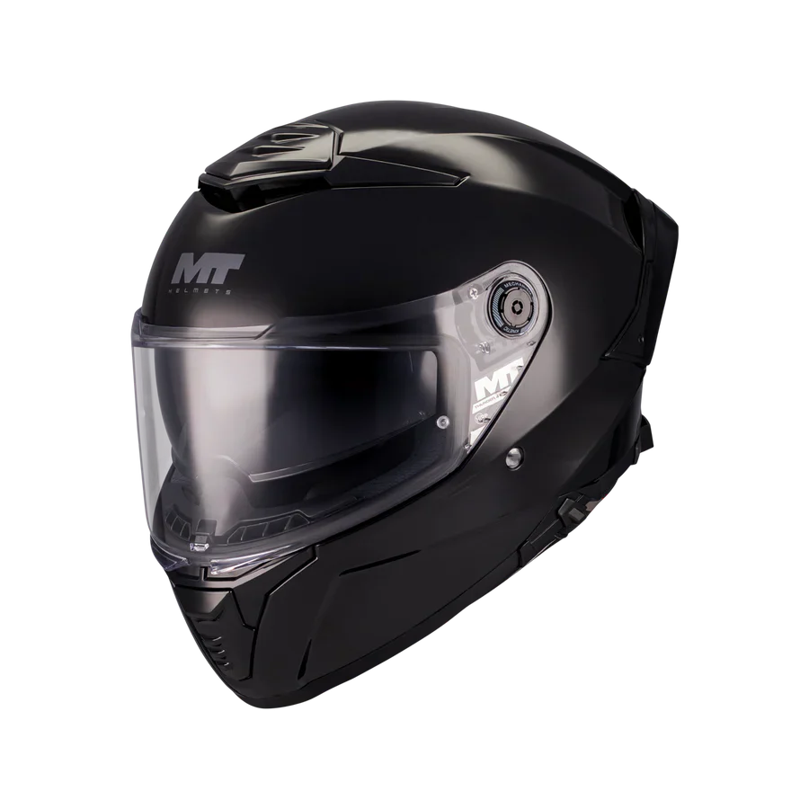 MT THUNDER 4 SV PURE A1 CASCO INTEGRAL DE MOTO BRILLO NEGRO