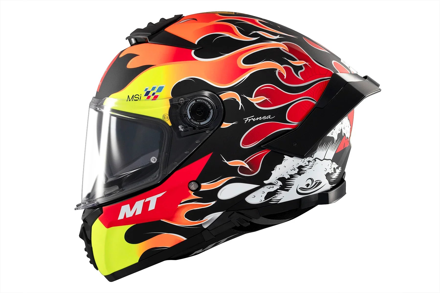 MT THUNDER 4 SV YAMANAKA 2024 B3 Casco Integral Para Moto De Turismo Mate