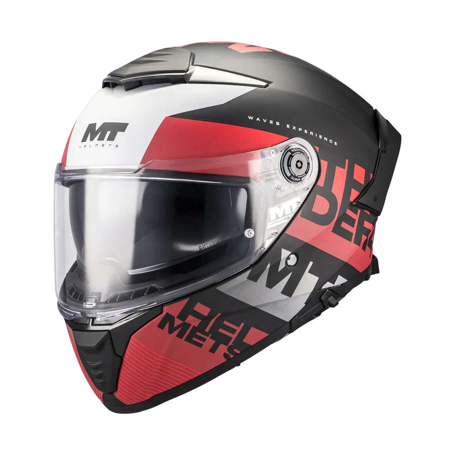 MT THUNDER 4 SV WAVES DE MOTO CASCO DE MOTO B5 MATE