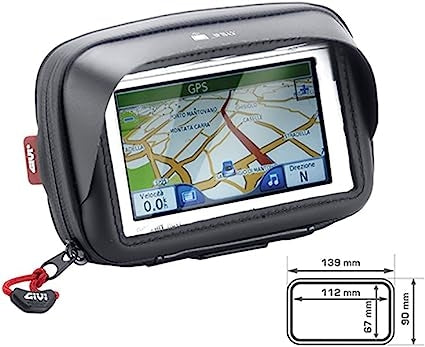 GIVI - PORTADISPOSITIVO ESP. SPHONE-GPS F/R MANILLAR 4,3" - SECURTEX MOTOR S.L (t/a MaximoMoto)