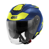 GIVI - CASCO JET X25 TARGET AZUL YELLOW - SECURTEX MOTOR S.L (t/a MaximoMoto)