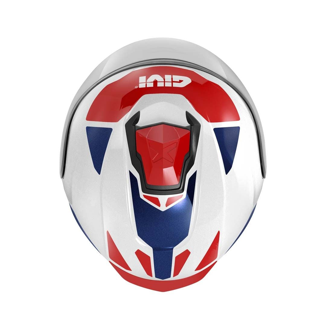 GIVI - CASCO JET X25 TARGET BLANCO AZUL ROJO - SECURTEX MOTOR S.L (t/a MaximoMoto)