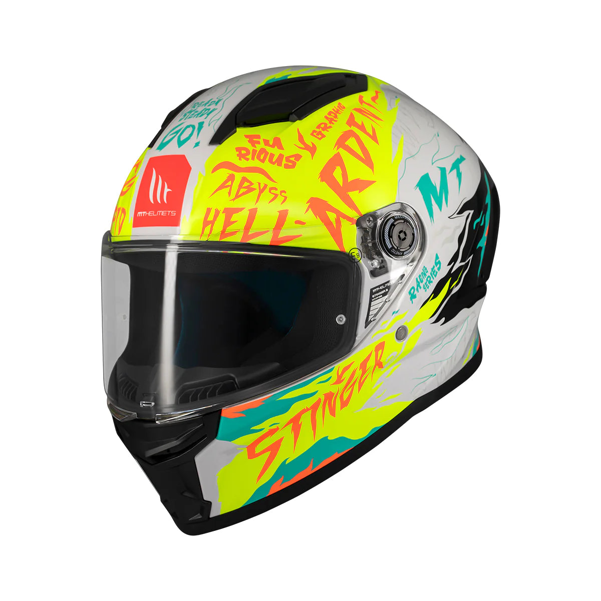 MT STINGER 2 ARDENT INTEGRAL A3 S CASCOS DE MOTO ACABADO BRILLANT