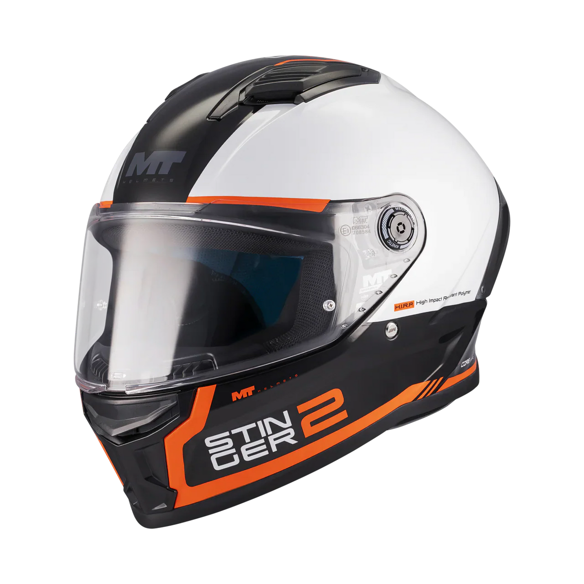 MT STINGER 2 CORE B0 CASCO INTEGRAL DE MOTO BRILLO