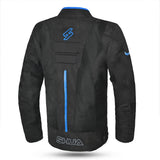 SHUA - Chaqueta Textil Gravity Lite Man Negro/Azul/Gris - CHAQUETA