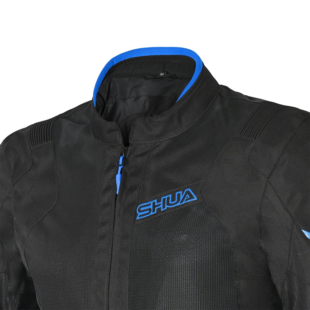 SHUA - Chaqueta Textil Gravity Lite Man Negro/Azul/Gris - CHAQUETA