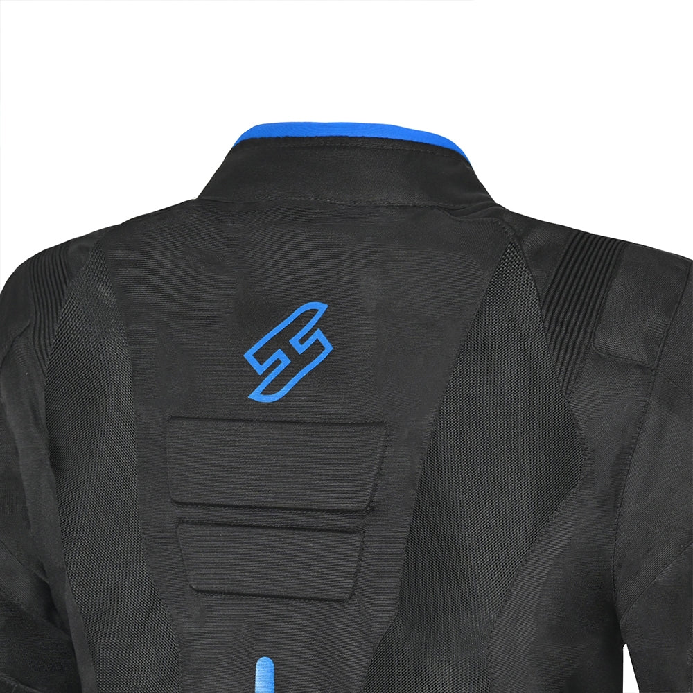 SHUA - Chaqueta Textil Gravity Lite Man Negro/Azul/Gris - CHAQUETA