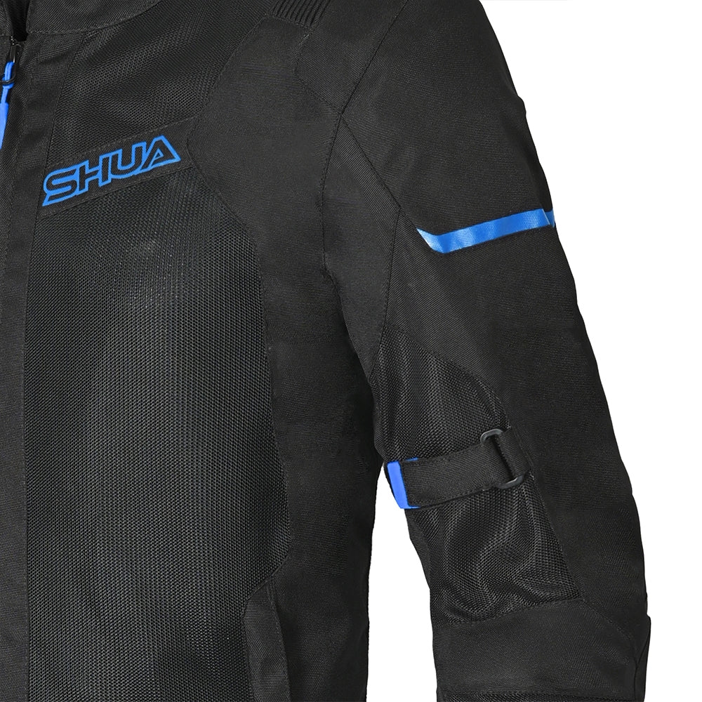 SHUA - Chaqueta Textil Gravity Lite Man Negro/Azul/Gris - CHAQUETA