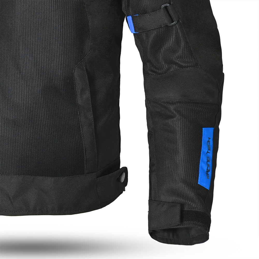 SHUA - Chaqueta Textil Gravity Lite Man Negro/Azul/Gris - CHAQUETA