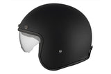 MT LE MANS 2 SV S SOLID A1 Casco Jet Abierto Para Moto Negro Mate - CASCO
