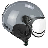 CGM 801A JET EBI MONO Abierto Casco Grigio - CASCO