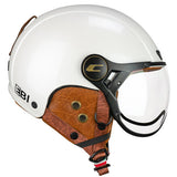 CGM 801V JET EBI VINTAGE Abierto Casco Blanco Perla - CASCO