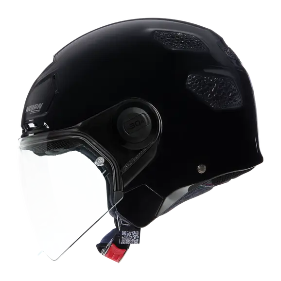 NOLAN N30-4 T CLASSICO 301 Abierto Moto Casco negro brillante
