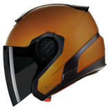 NOLAN N40-5 CLASSICO NOBILE 319 Abierto Moto Casco Negro Naranja