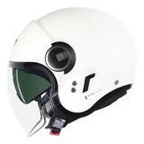 NOLAN N21 VISOR-6 CLASSIC 305 Abierto Moto Casco Blanco Brillante