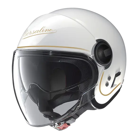 NOLAN N21 VISOR-6 BORSALINO 124 Abierto Moto Casco Oro Blanco