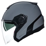 NOLAN N40-5 CLASSICO 303 abierto moto Casco Negro Gris