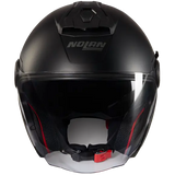 NOLAN N40-5 CLASSICO 302 Abierto Moto Casco Negro Plano