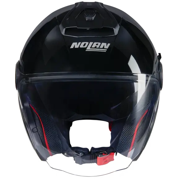 NOLAN N40-5 CLASSICO 301 Abierto Moto Casco Negro brillante
